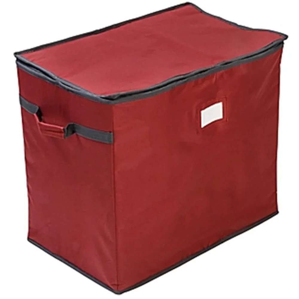 Squared Away 8-Compartment Holiday Decoration Storage Chest Closet Organizer NEW
